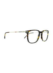 Lacoste Full-Rim Tortoise Square Sunglasses for Men, Transparent Lens, L2603ND 220, 52/18/145