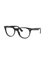 Ray-Ban Full Rim Round Black Frames for Women, RX2185V 2012, 50/18/145