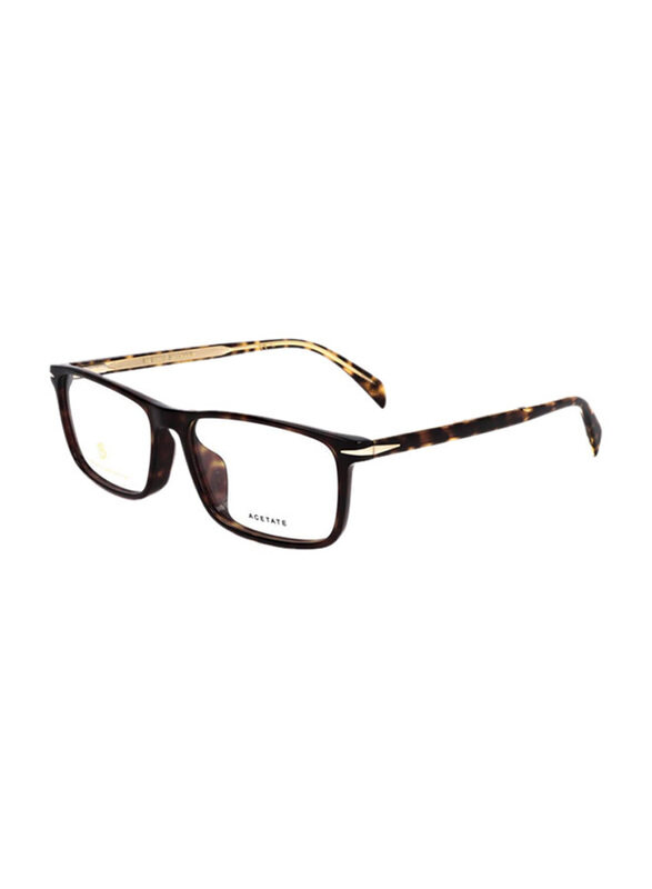 

David Beckham Full-Rim Rectangular Havana Frame, DB1019/F 0865416, 54/16/145