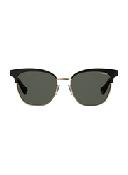 Polaroid Full Rim Cat Eye Black Sunglasses Unisex, Polarized Black Lens, PLD4055S 02O5 00