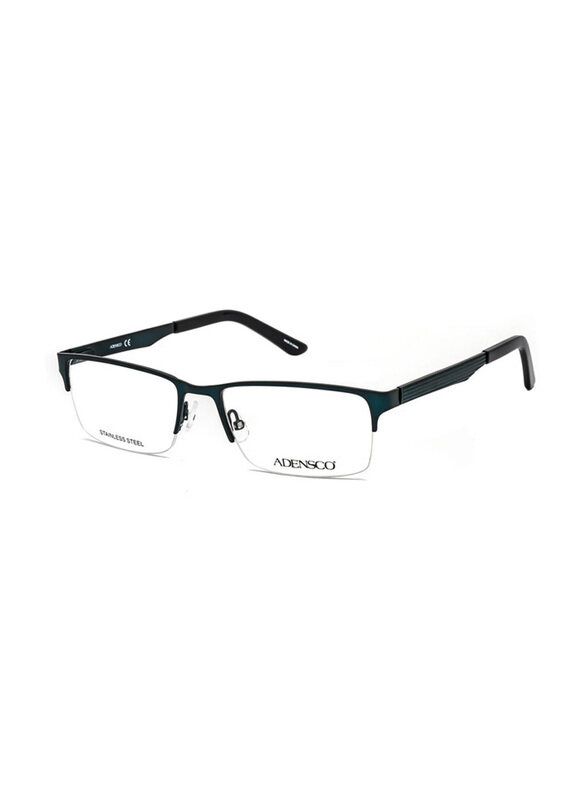 Adensco Half-Rim Square Blue Frame For Men, AD115 0E8W 00, 55/18/145