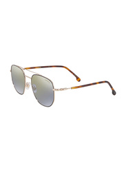 Carrera Full-Rim Square Havana Sunglasses for Men, Blue Mirror Lens, C236/S 00NR/2Y, 54/20/145
