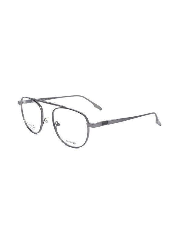 Safilo Full-Rim Pilot Grey Frames for Men, 03 V81 5319, 53/19/145