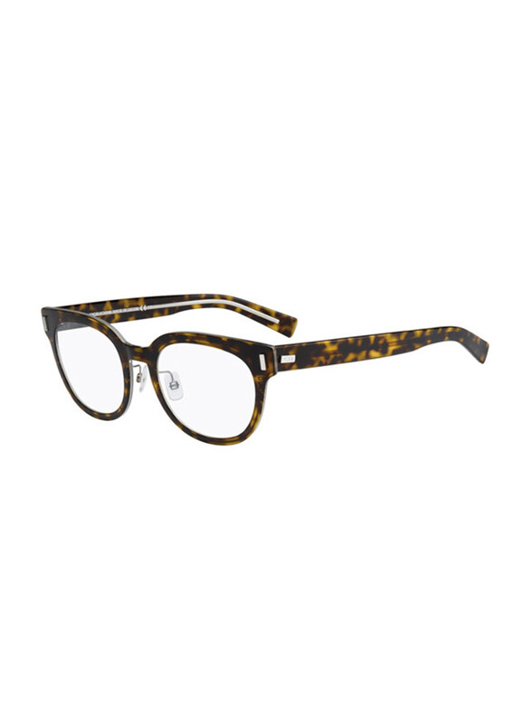 Dior Homme Blacktie Full Rim Rectangular Havana Brown Eyeglass Frame for Men Blacktie 2.0E AND 50 20 150 DubaiStore Dubai