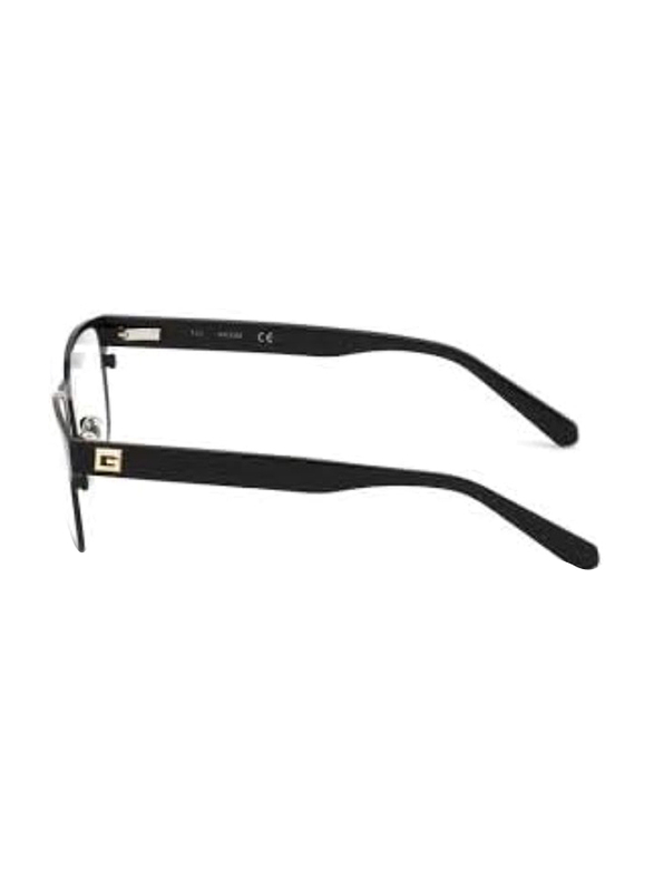 Guess Full-Rim Square Matte Black Frames for Men, GU1994 002