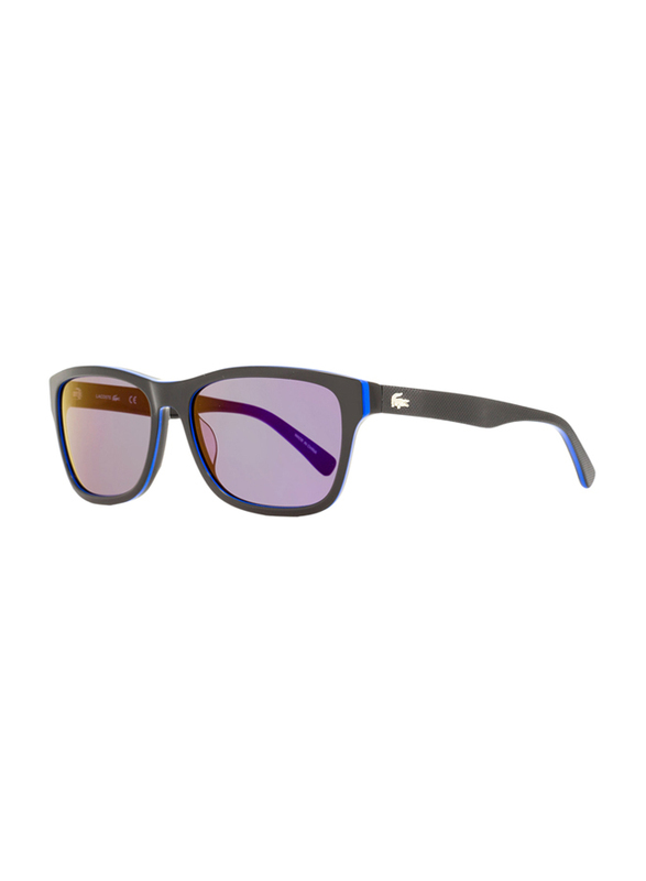 Lacoste Full-Rim Multicolour Square Sunglasses Unisex, Grey Lens, L683S 006, 55/16/140