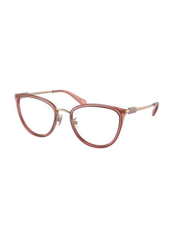 

Coach Full-Rim Butterfly Transparent Grey Gold Frame for Women, 0HC5146 9417, 52/20/140
