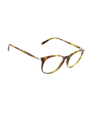 Salvatore Ferragamo Full-Rim Cat Eye Tortoise Eyeglass Frames for Women, Transparent Lens, SF2823 214, 51/18/145