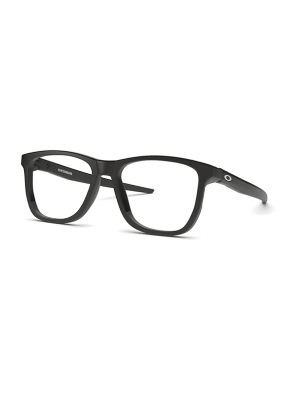 Oakley Full-Rim Round Satin Black Frames for Men, OX8163 0253, 53/17/141