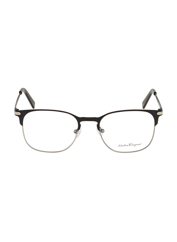 Salvatore Ferragamo Full-Rim Pilot Black Eyeglass Frames for Women, Transparent Lens, SF2191 976, 52/19/145