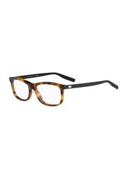 Dior Homme Blacktie Full-Rim Rectangular Havana Eyeglass Frame for Men, Blacktie 199F New, 57/17/145