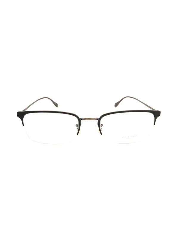 Gant Full-Rim Square Black Eyeglass Frames for Men, Transparent Lens, GA3202 009, 58/18