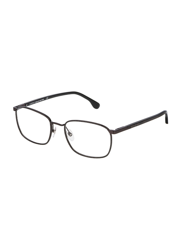 Lozza Full-Rim Rectangular Grey Eyeglass Frame Unisex, Clear Lens, VL2277 0E49, 56/20/145