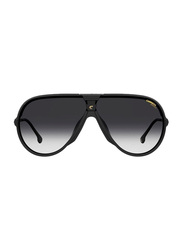 Carrera Full-Rim Pilot Matte Black Sunglasses Unisex, Grey Lens, CHANGER65 003659O, 67/7/135