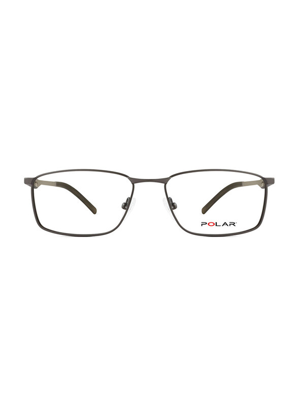 

Polar Full-Rim Rectangle Metallized Gunmetal Frame Unisex, Milburn 29, 57/17/135