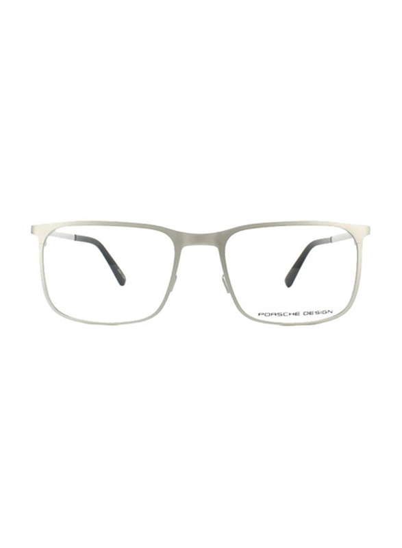 Porsche Design Full-Rim Square Silver Eyewear Frame for Men, P8294 E87 C, 54/18/140
