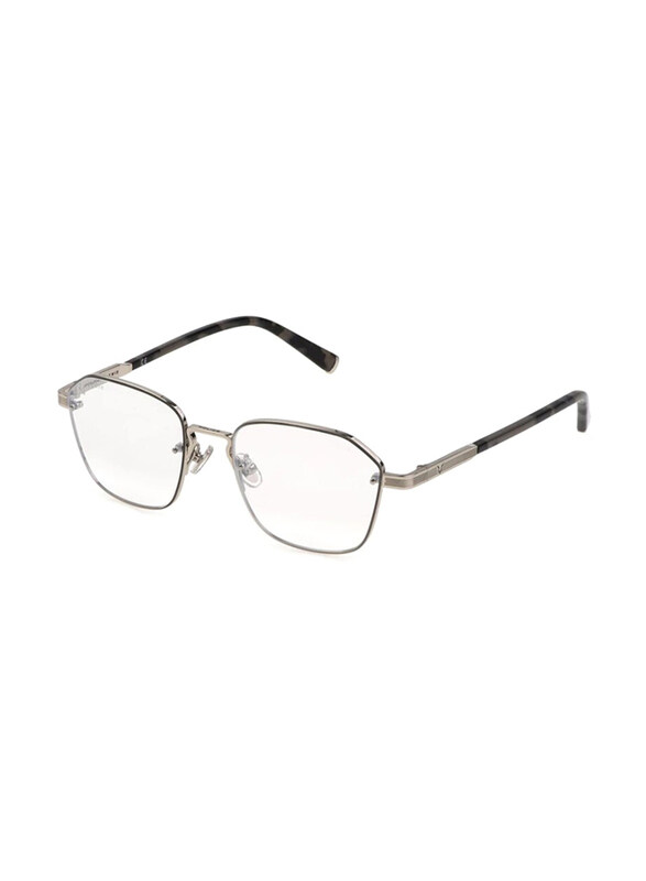 

Police Full-Rim Oval Shiny Palladium Grey Sunglasses Unisex, Mirrored Silver Lens, SPLE16E 579F, 51/18/145
