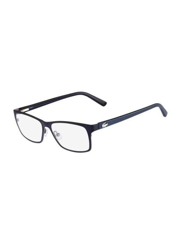 Lacoste Full Rim Rectangular Blue/Azure Eyeglasses Frame Unisex, L2172 424, 53/15/140