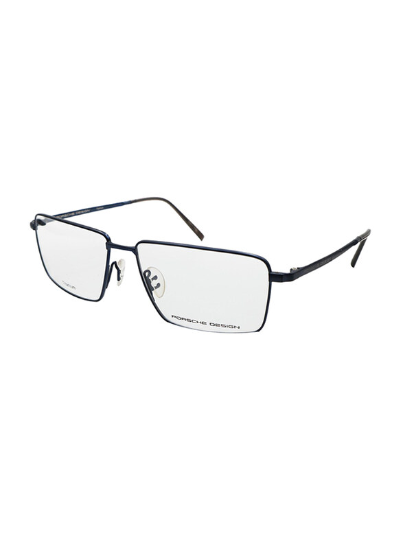 

Porsche Design Full-Rim Rectangular Blue Eyeglass Frame for Men, P8305 D, 56/14/140