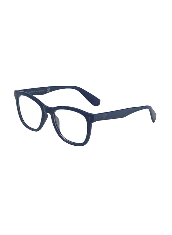 CR7 Full-Rim Cat Eye Matte Dark Blue Eyeglass Frames Unisex, Transparent Lens, MVPB5001 021