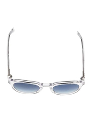 Guess Full-Rim Pilot Crystal Sunglasses for Men, Gradient Blue Lens, GU00064 26W