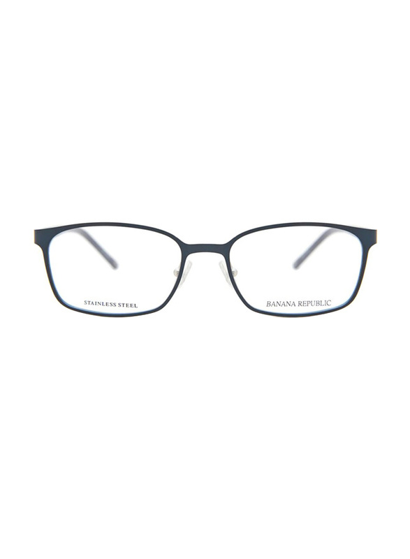 Banana Republic Full-Rim Rectangle Blue Eyewear Frames For Men, Mirrored Clear Lens, JACEN 0DTY 00