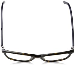 Mont Blanc Full-Rim Rectangular Dark Havana Brown Eyeglass Frames for Women, Clear Lens, MB631 056, 55/17/145