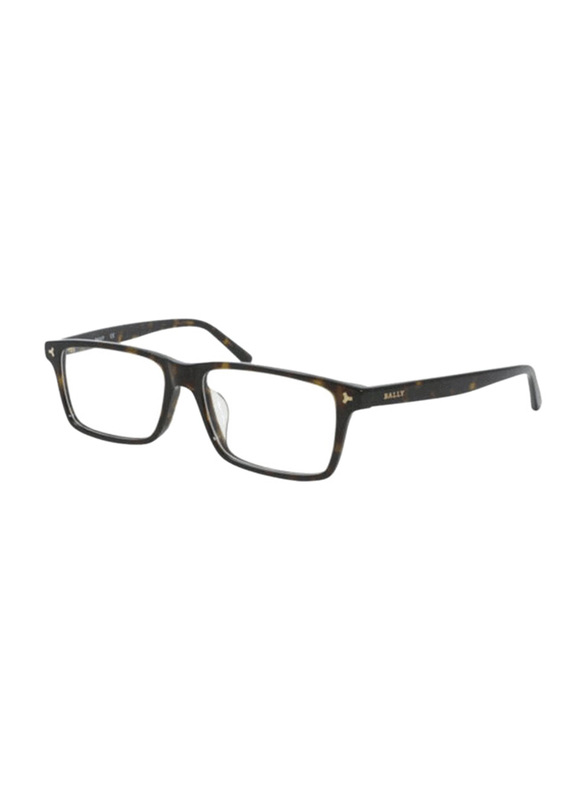 Bally Full-Rim Rectangle Black Eyewear Frames For Men, Mirrored Clear Lens, BY5016-D 052