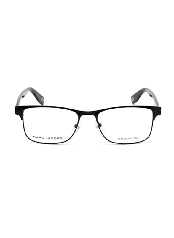 Marc Jacobs Full-Rim Rectangle Black Eyewear For Men, MARC343 0807 00, 54/17/145