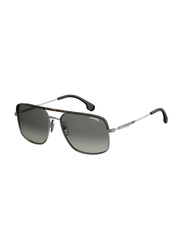 Carrera Polarized Full-Rim Navigator Ruthenium Grey Sunglasses for Men, Grey Lens, 152/S 0GUA WJ, 60/17/145