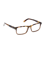 Timberland Full-Rim Rectangle Light Brown Tortoise Frames for Men, TB1789H 053, 53/17/145
