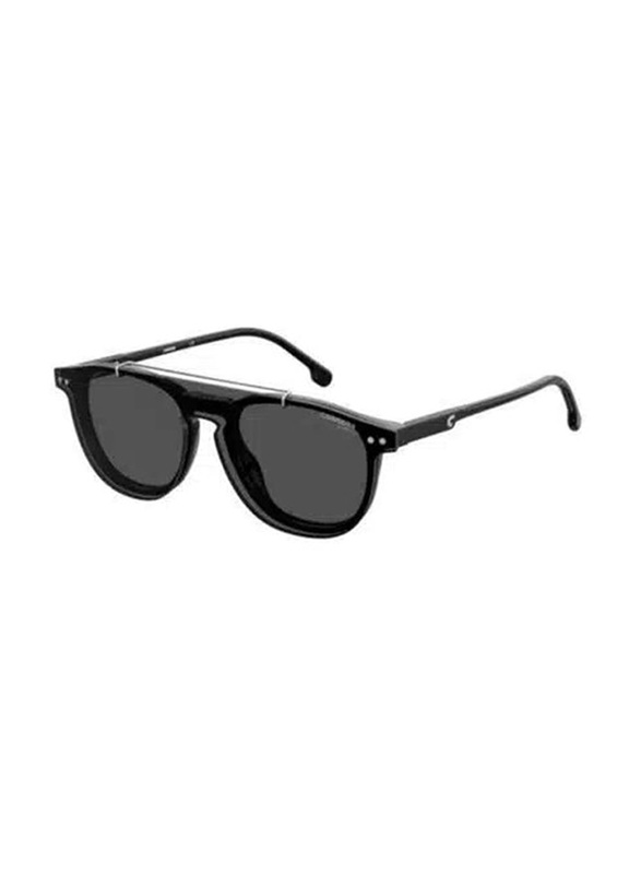 Carrera Full-Rim Pilot Black Sunglasses Unisex, Grey Lens, 2024T/C 0807, 47/18/135
