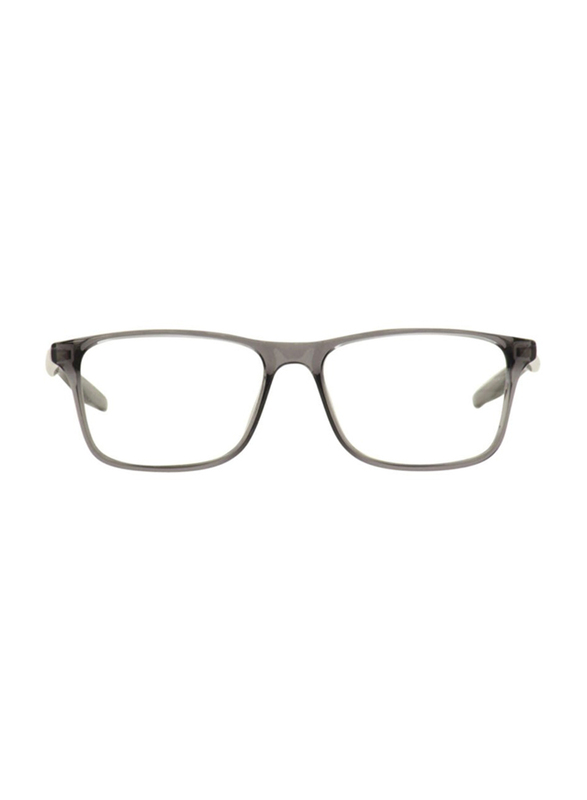 Nike Full-Rim Rectangular Dark Grey Eyeglass Frames Unisex, Transparent Lens, NIKE5017 34, 36/15/135