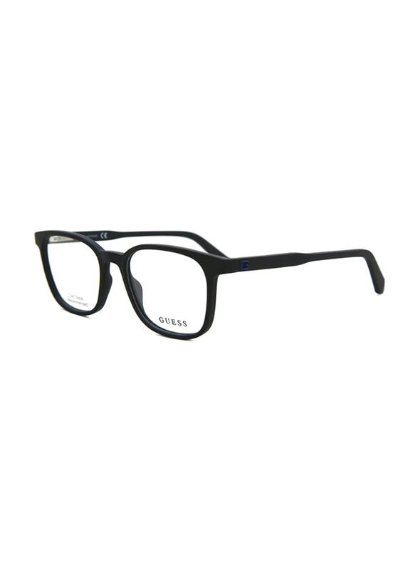 Guess Full-Rim Square Black Sunglasses Frame For Men, Clear Lens, GU1974 002, 49/17/145