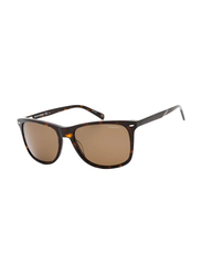 Banana Republic Polarized Full-Rim Square Dark Tortoise Sunglasses For Men, Bronze Lens, BR1002/S