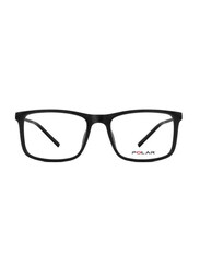 Polar Full-Rim Square Shiny Black Frame Unisex, Martin 77, 55/18/140