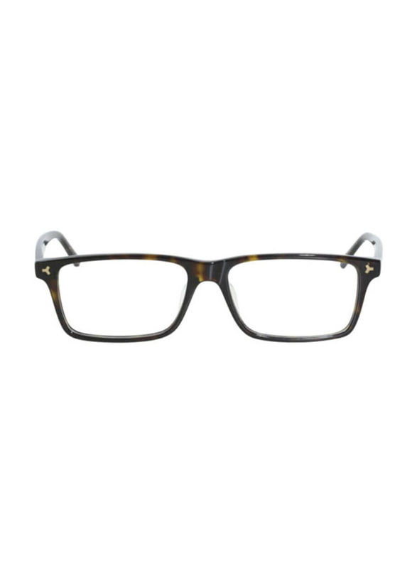 Bally Full-Rim Rectangle Black Eyewear Frames For Men, Mirrored Clear Lens, BY5016-D 052