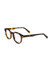 Polar Full-Rim Round Shiny Havana Frame Unisex, Gold 23 428, 49/21/145