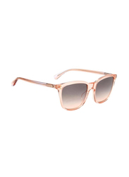 Kate Spade Full-Rim Square Peach Sunglasses for Women, Grey Lens, PAVIA/G/S 0733 FF, 55/19/140