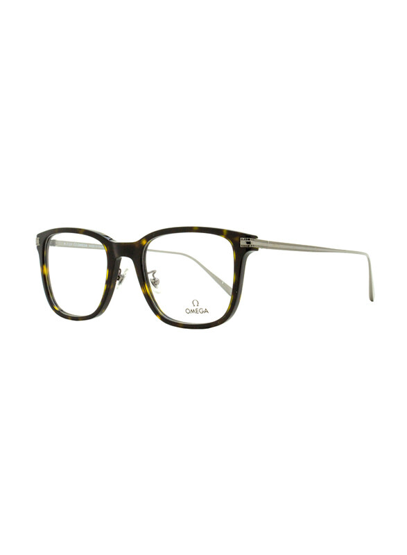 

Omega Full-Rim Rectangle Havana Frame for Men, OM5005-H 052, 54/22/145
