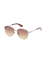 Guess Polarized Full-Rim Oval Grey Sunglasses Unisex, Brown Lens, GU8257 10F, 53/15/145