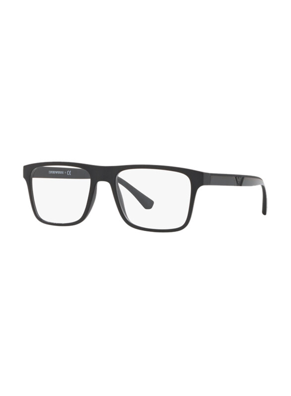 

Emporio Armani Full-Rim Rectangle Black Frame for Men, EA4115 58011W, 52/18/145