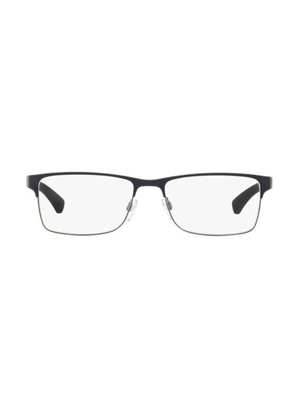 Emporio Armani Full-Rim Rectangle Black Frame for Men, EA1052 3155, 55/17/140