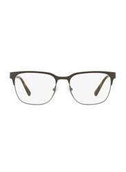Prada Full-Rim Rectangular Brown Eyewear Frame for Men, PR 57UV ROU1O1, 54/18/140