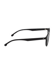 Carrera Full-Rim Round Black Sunglasses Unisex, Dark Grey Lens, CA2029T/S 807499O, 49/21/145