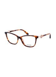 Guess Full-Rim Cat Eye Tortoise Frames for Women, GU2856 S 053, 55/15/140