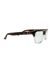 Guess Full-Rim Square Havana/Crystal Eyeglass Frames for Men, GU1749 TOCRY 5219, 52/19/140
