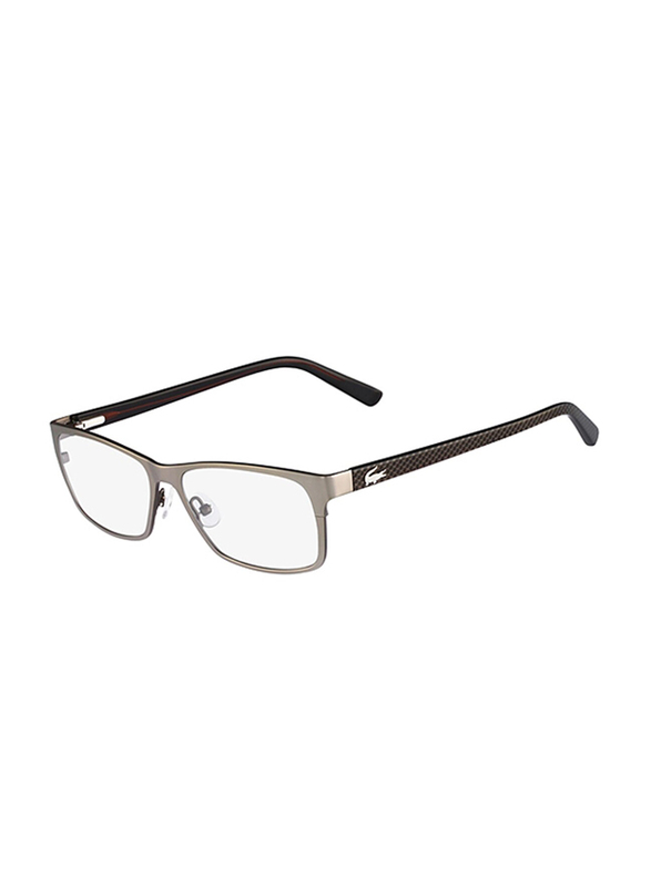 Lacoste Full Rim Rectangular Brown Eyeglasses Frame Unisex, L2172 210, 53/15/140