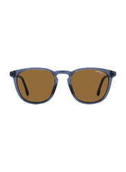 Carrera Full-Rim Square Blue Sunglasses for Men, Brown Lens, CA260/S PJP5170