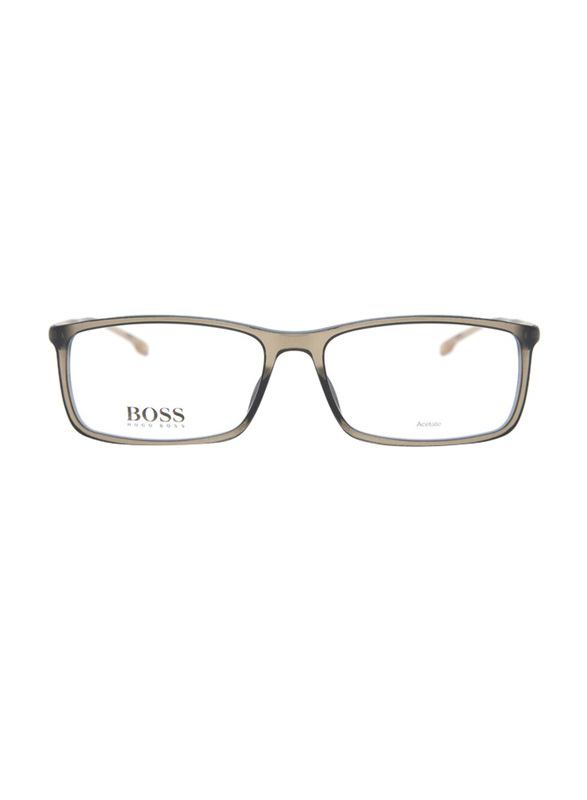 Hugo Boss Full-Rim Rectangular Brown Frame for Men, BO1184/IT 09Q, 55/16/145